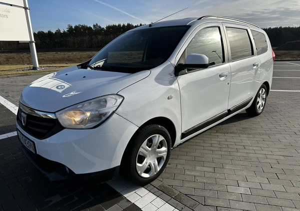 Dacia Lodgy cena 21000 przebieg: 255819, rok produkcji 2012 z Sławków małe 596